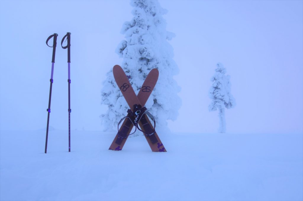 Crossed skies - Altai skiing in Ivalo - Inari - Saariselka